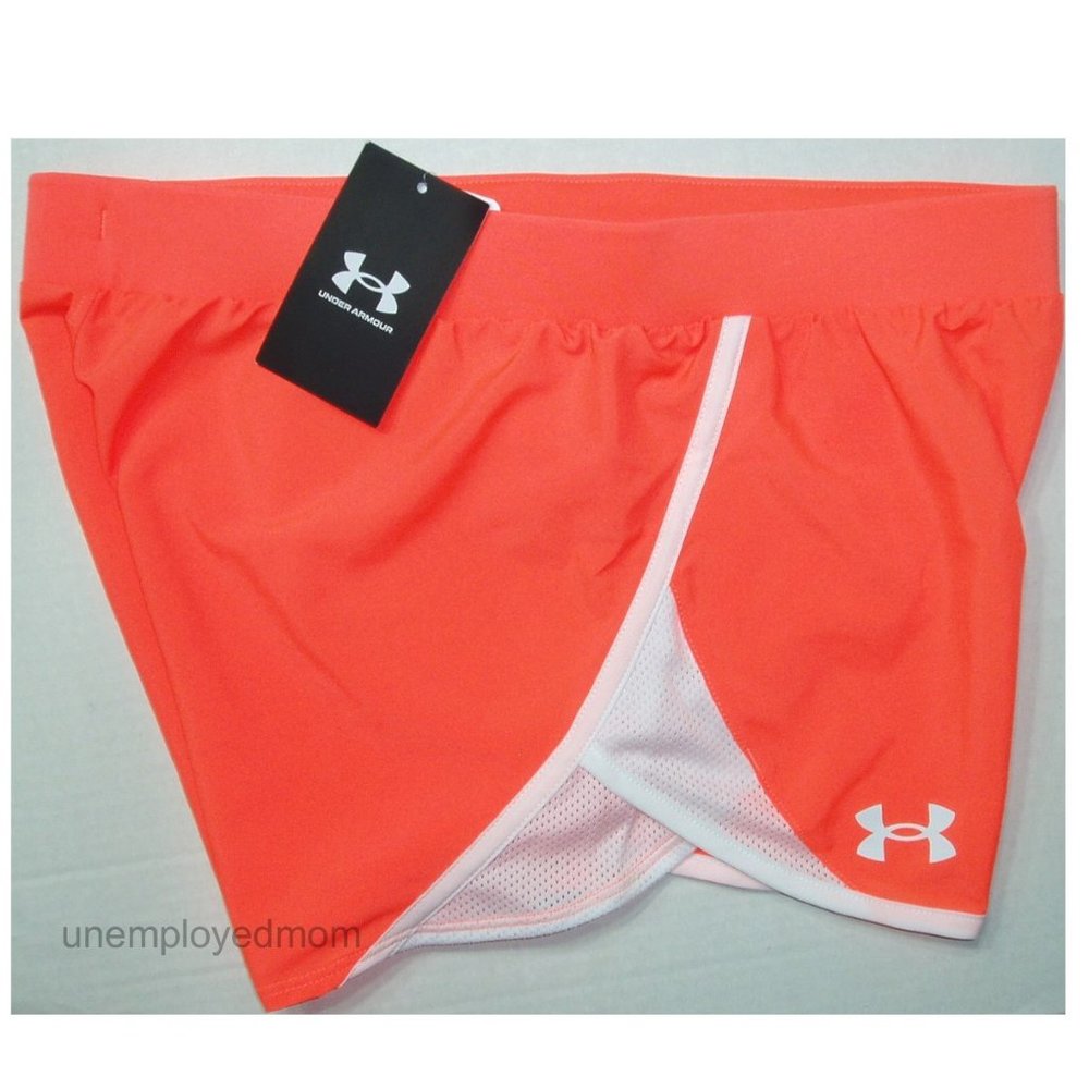 Under Armour Short Youth Girls Athletic Sports Fly By Active Wear Summer UA